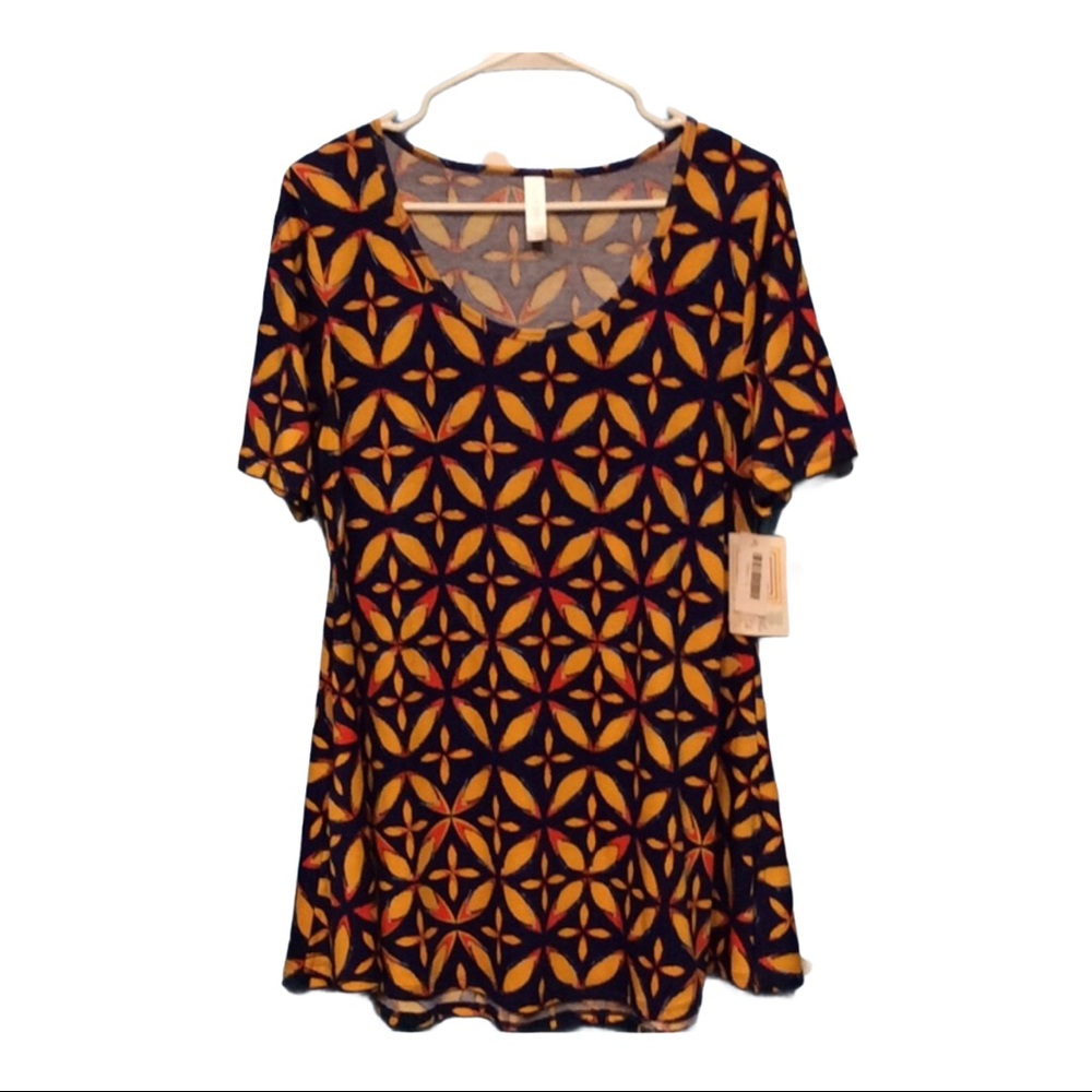 LuLaRoe Perfect T bold geometric print